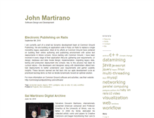 Tablet Screenshot of john.martirano.net